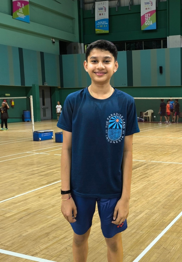 ﻿Goan shuttler Aarush secures creditable quarters finish at Sub-jr nat c'ship