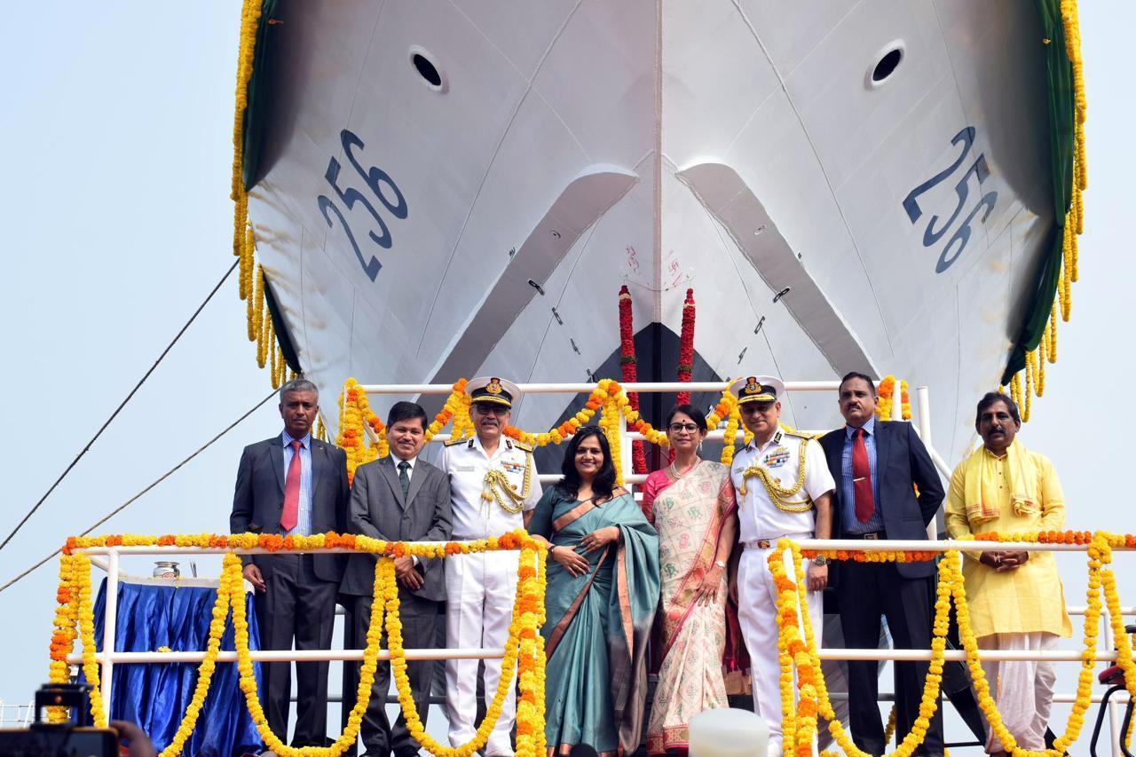 GSL launches 2 indigenous Fast Patrol Vessels for Coast Guard