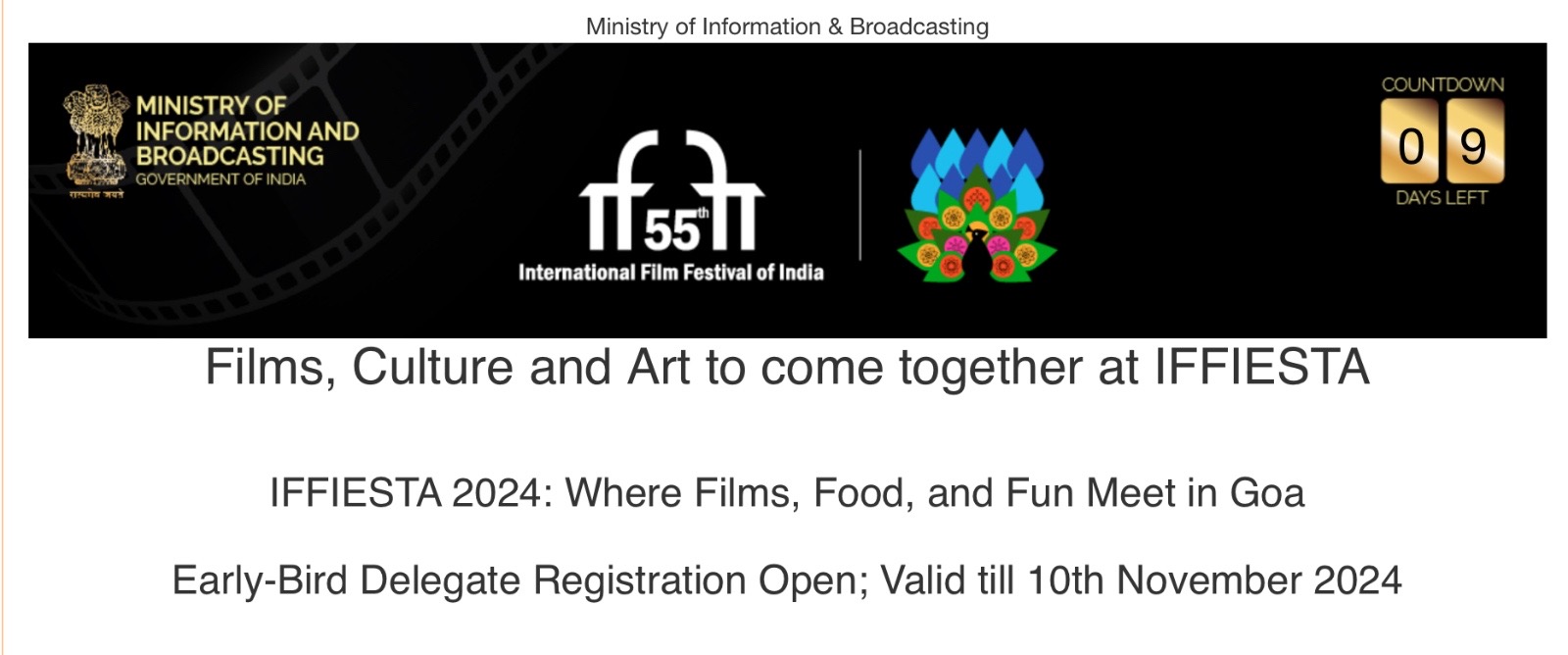 IFFI 2024 launches IFFIESTA: A vibrant celebration of film, food, and culture in Goa