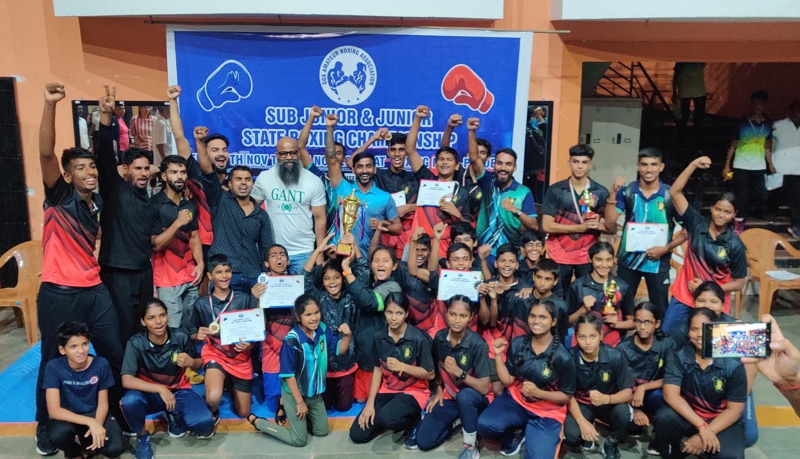RCC-Salvador Do Mundo wins All-Goa junior and sub junior state boxing championship title