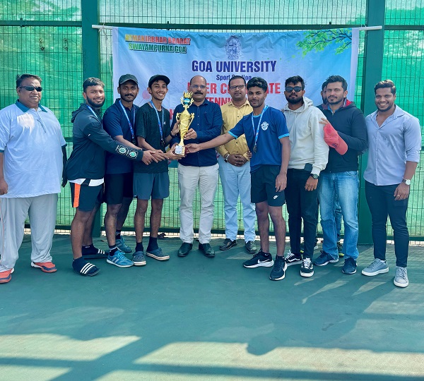 ﻿Don Bosco College of Engineering win Goa University inter-collegiate men's tennis c'ship