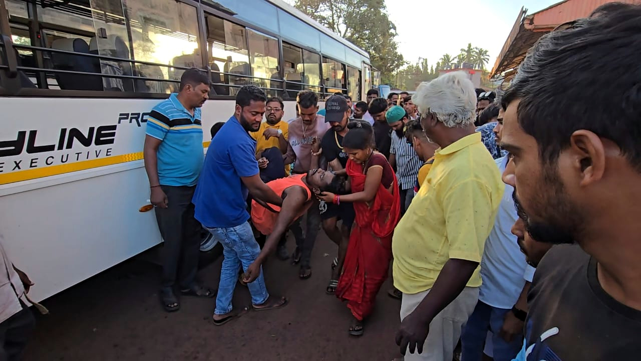 Pedestrian seriously injured in Mapusa bus accident
