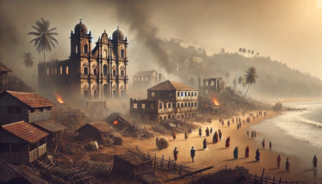 ﻿Goa’s hypothetical scorched earth scene