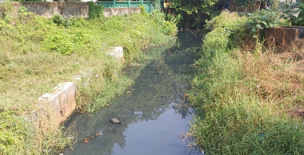 Despite court’s intervention, this storm water nullah remains a polluted eyesore
