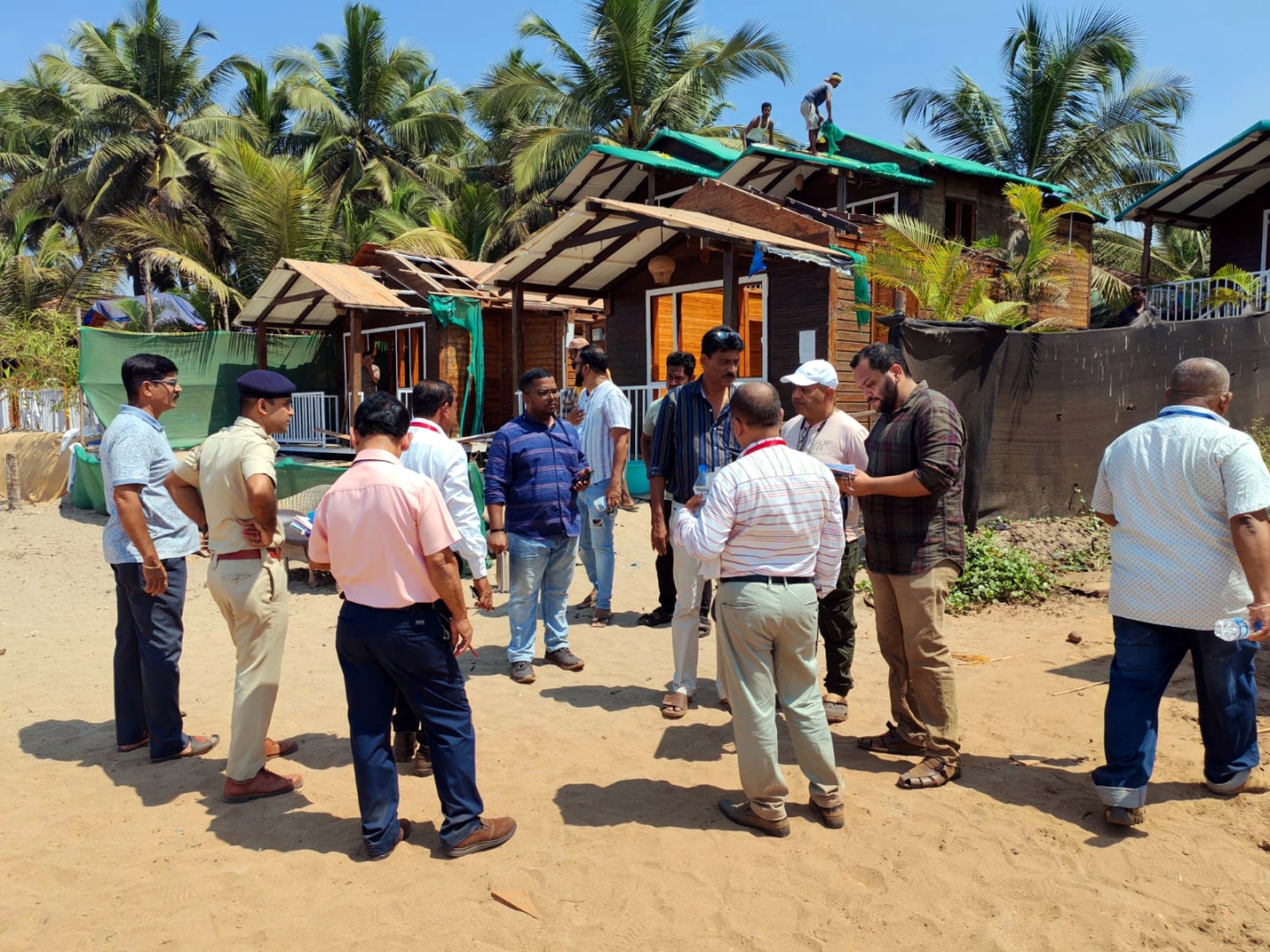 8 properties sealed, 9 dismantled at Agonda beach