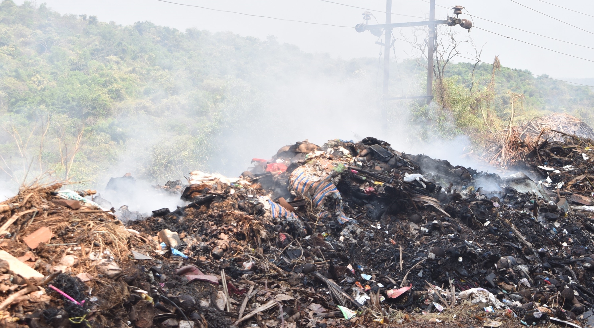 Fire breaks out at Sonsodo waste dump again