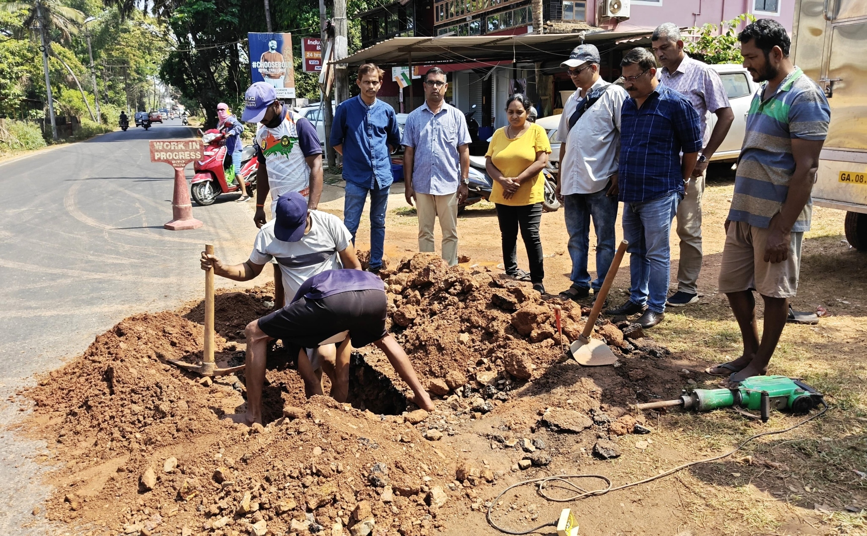 Chinchinim p’yat, villagers team up to fix water leaks