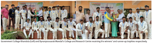 Government College Khandola emerge victorious
