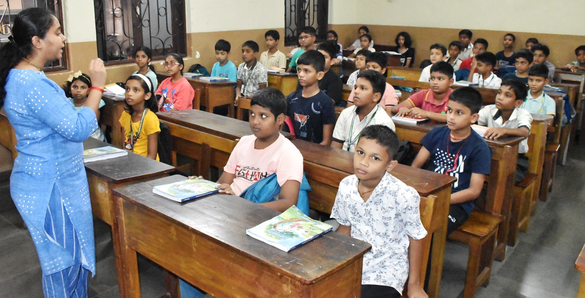 Margao school opens with air  coolers, drinking water facility