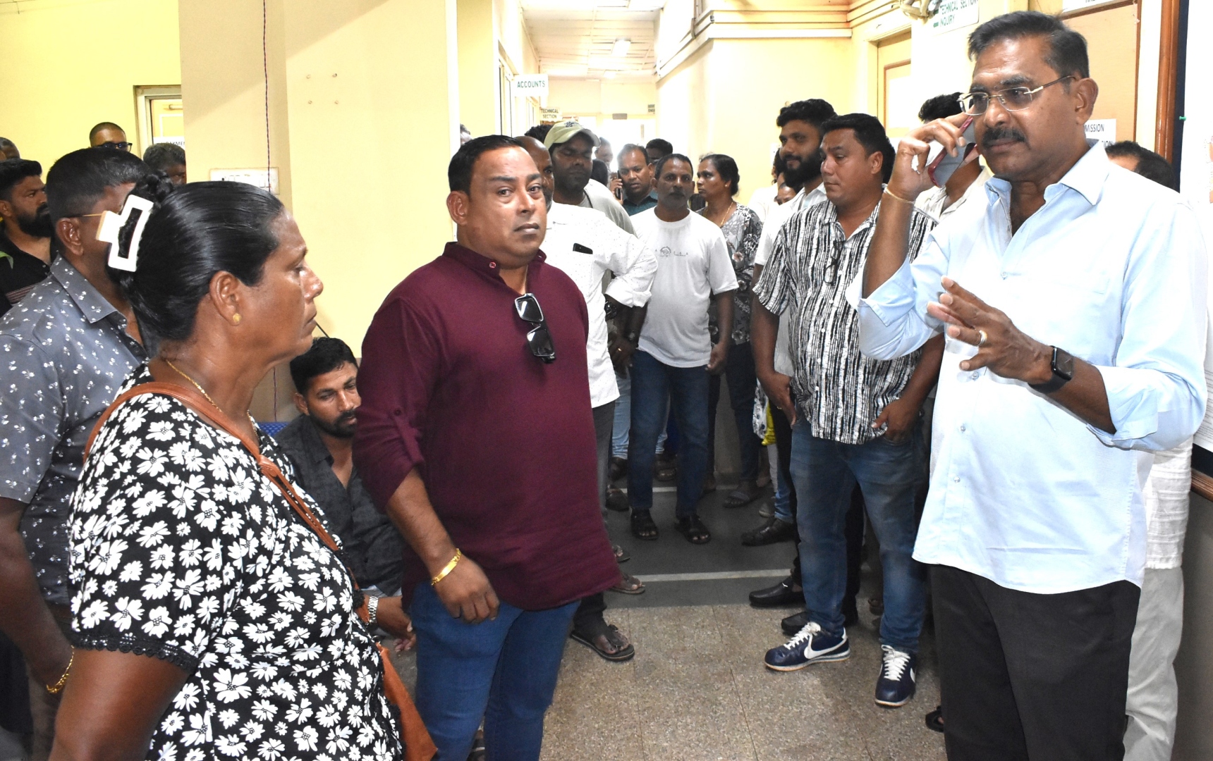 Fishermen storm SGPDA office  to protest sopo fees 'extortion'