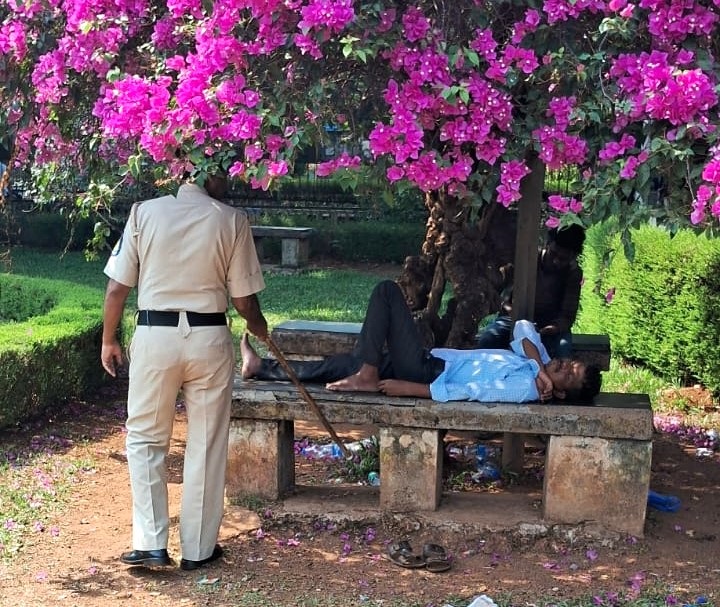 ﻿Cops increase patrolling at Margao municipal garden