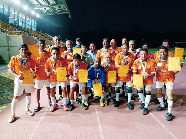 Ferrao's lone goal helps Goa Veterans land gold
