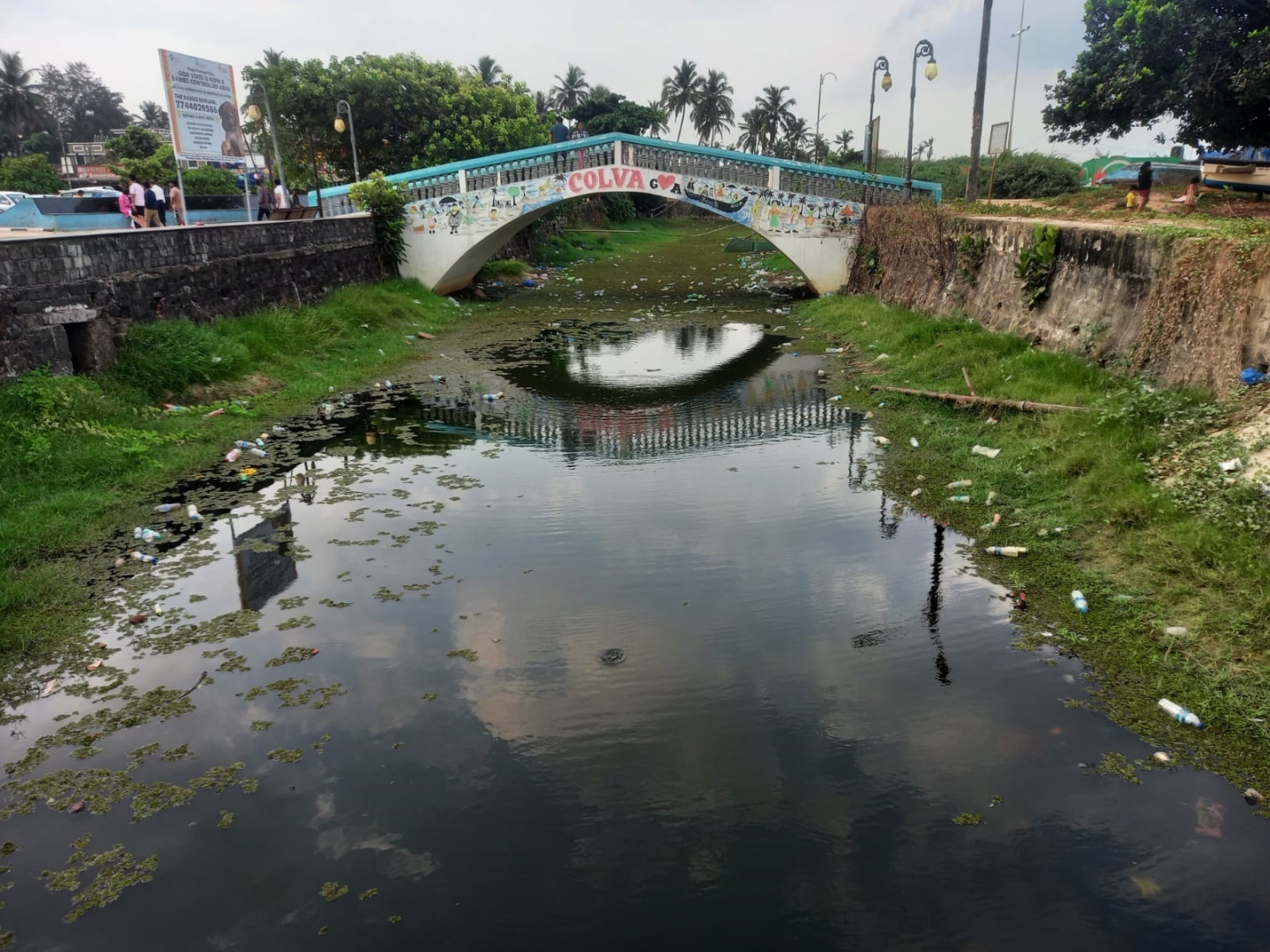 Colva creek pollution woes persist despite STP launch