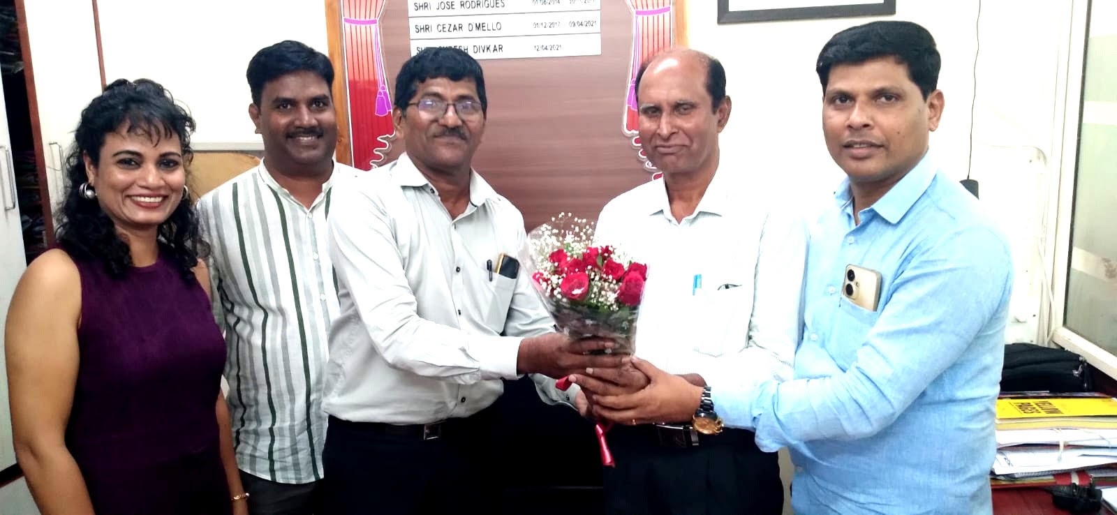 Dr Carlos Fernandes takes charge as Member Secretary of Tiatr Academy of Goa