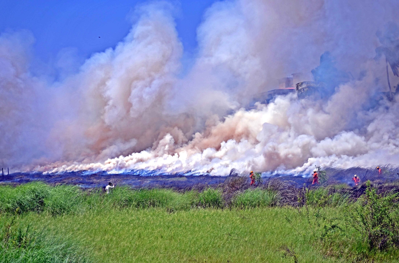 ﻿Fire exposes negligence   by govt depts, panchayat
