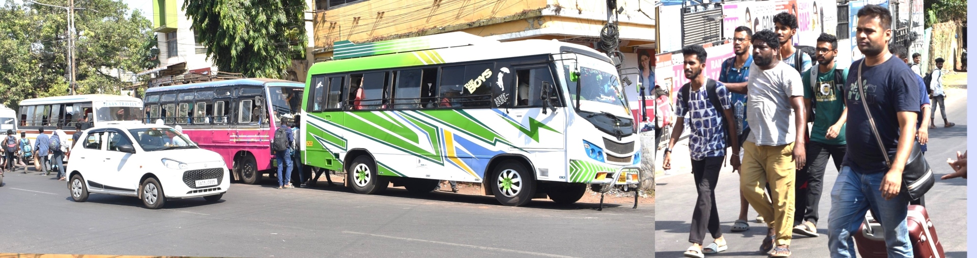 Unauthorised bus halts return to Aquem junction