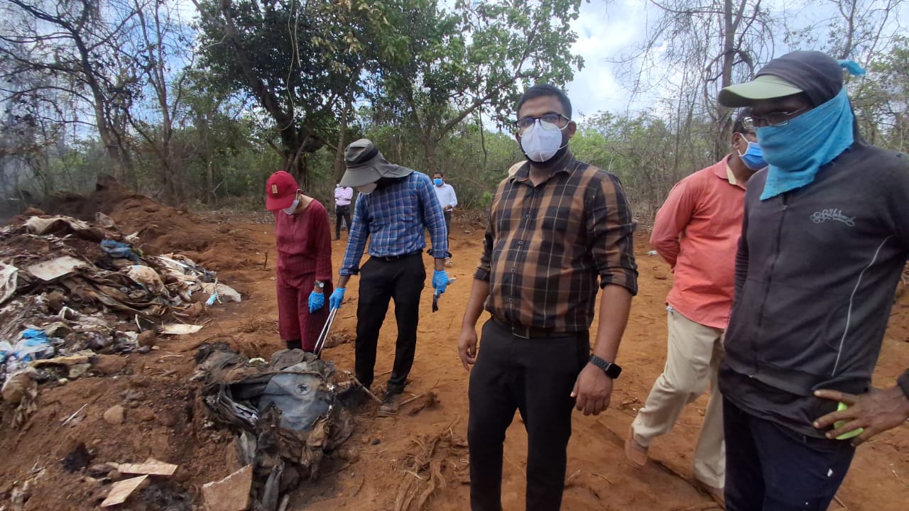 Sanguem industrial waste blaze enters Day 3, poses health risks
