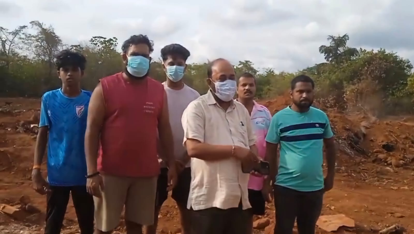 Two held for illegal dumping and  burning chemical waste at Kalay