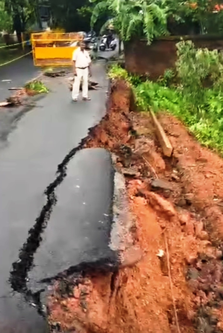 Roads and homes damaged in Salcete countryside