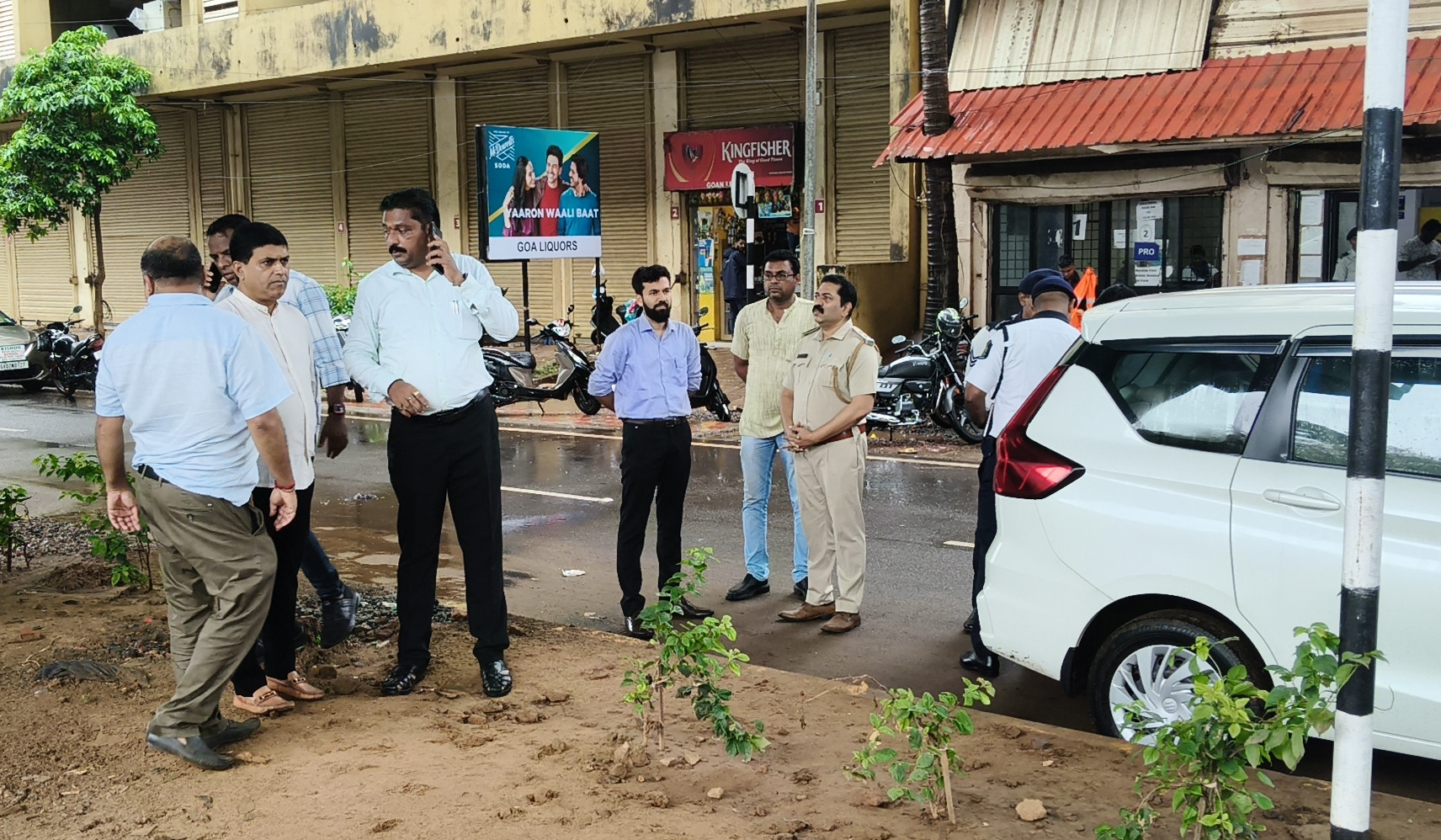 Median below Baina flyover to be converted into parking space
