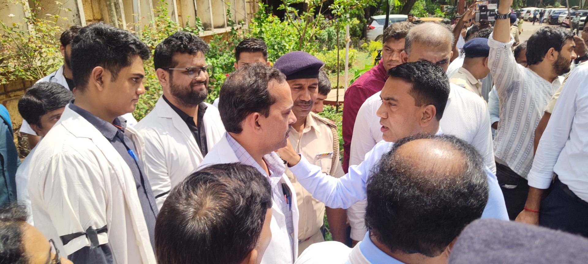 GMC episode: Dr Rudresh quietly walks away, refuses to speak to media