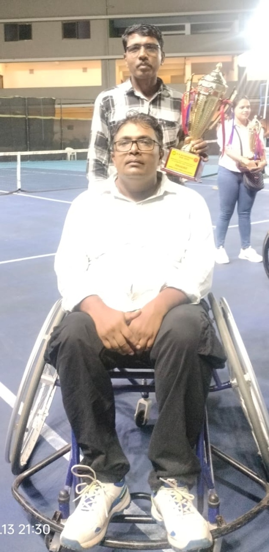 Afflicted by polio, this store keeper has no plans  to give up on the fight for his rights as a PwD