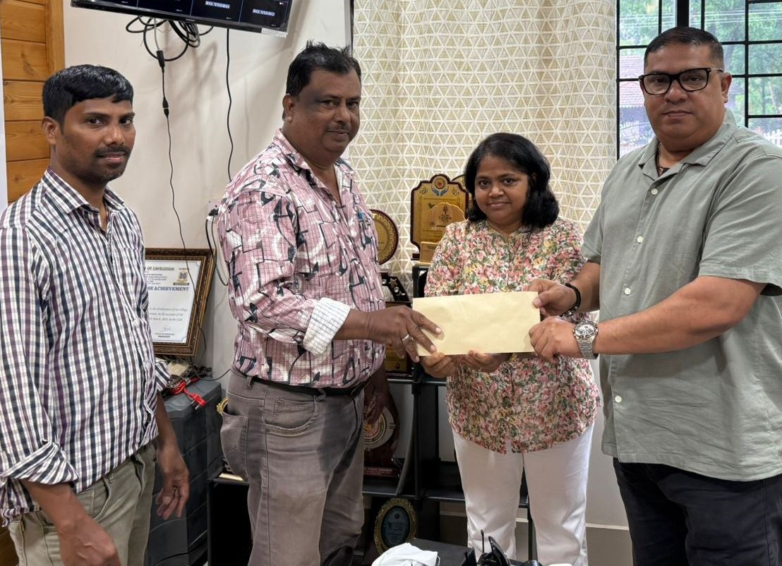 Cavelossim p’yat extends aid to family affected by house damage