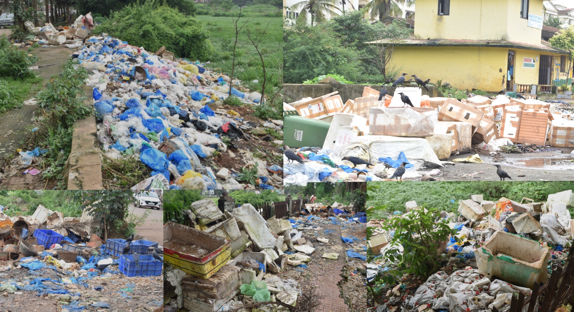 Govt reviews civic waste crisis as Margao’s mega retail market reels under garbage