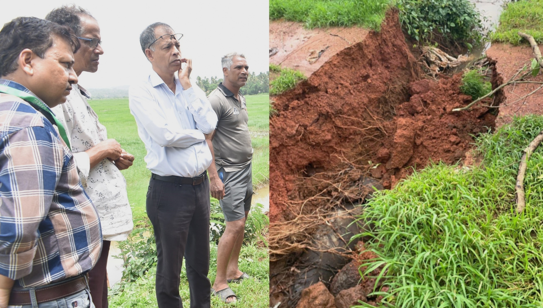 Zuari water enters Rachol fields after bundh breach