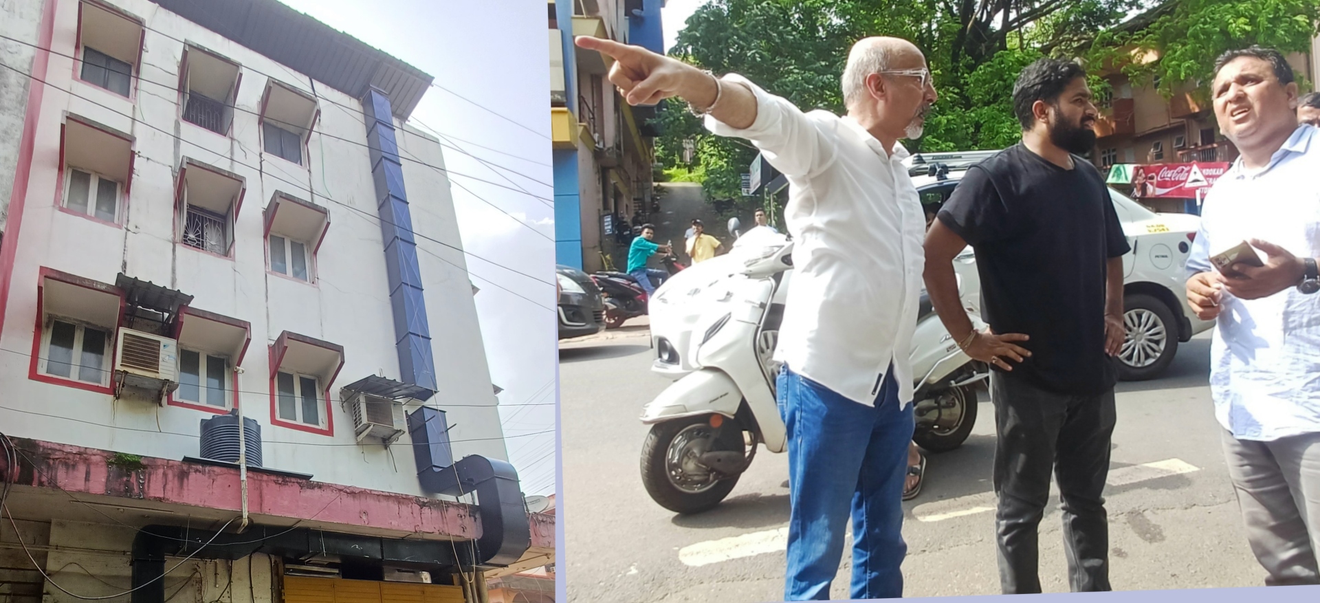 Public outrage stops illegal chimney installation atop building in Aquem