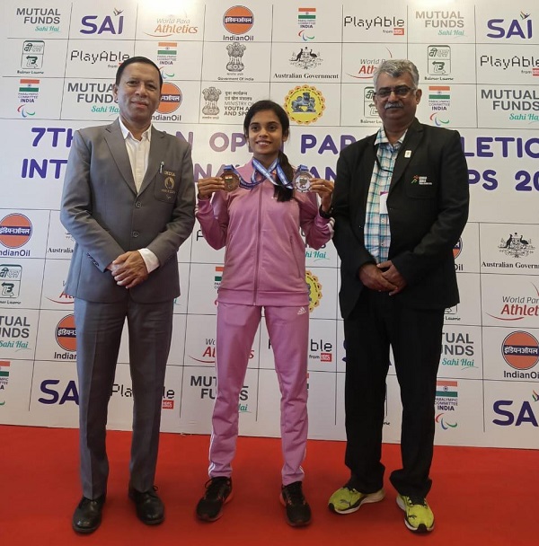 ﻿Goa’s Sakshi wins 2 bronze medals at Indian Open Para Athletics International Championship 2025