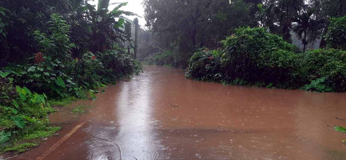 Sonal village in Sattari cut off as road flooded