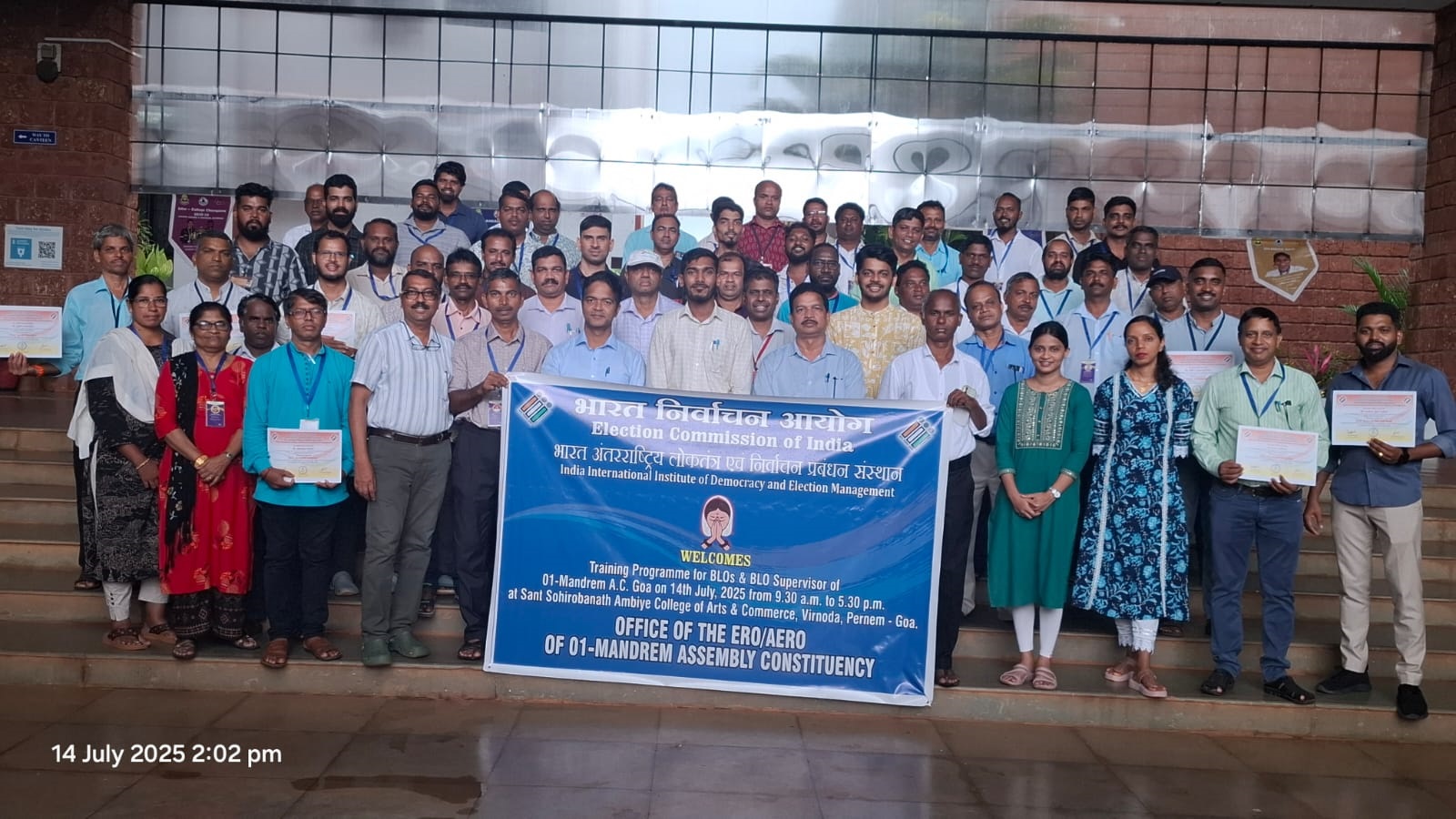 Training session for BLOs held at Pernem college