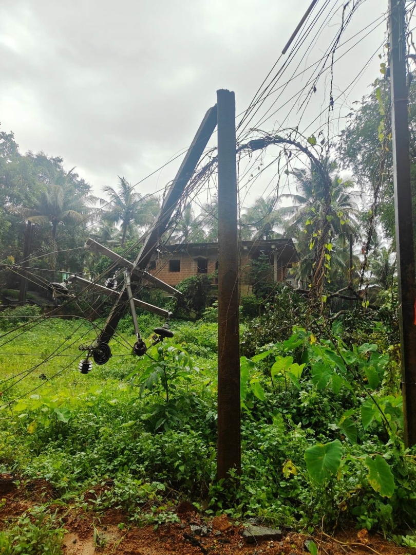 Strong winds, heavy rain wreak havoc across Salcete