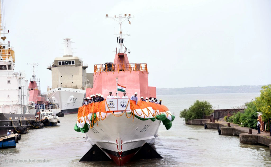 GSL launches 6th Fast Patrol Vessel for ICG