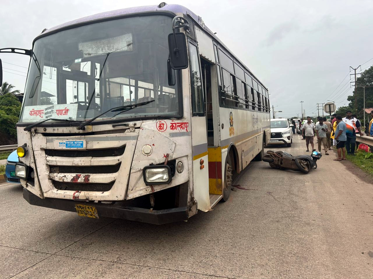 Youth killed in road mishap at Dhargal