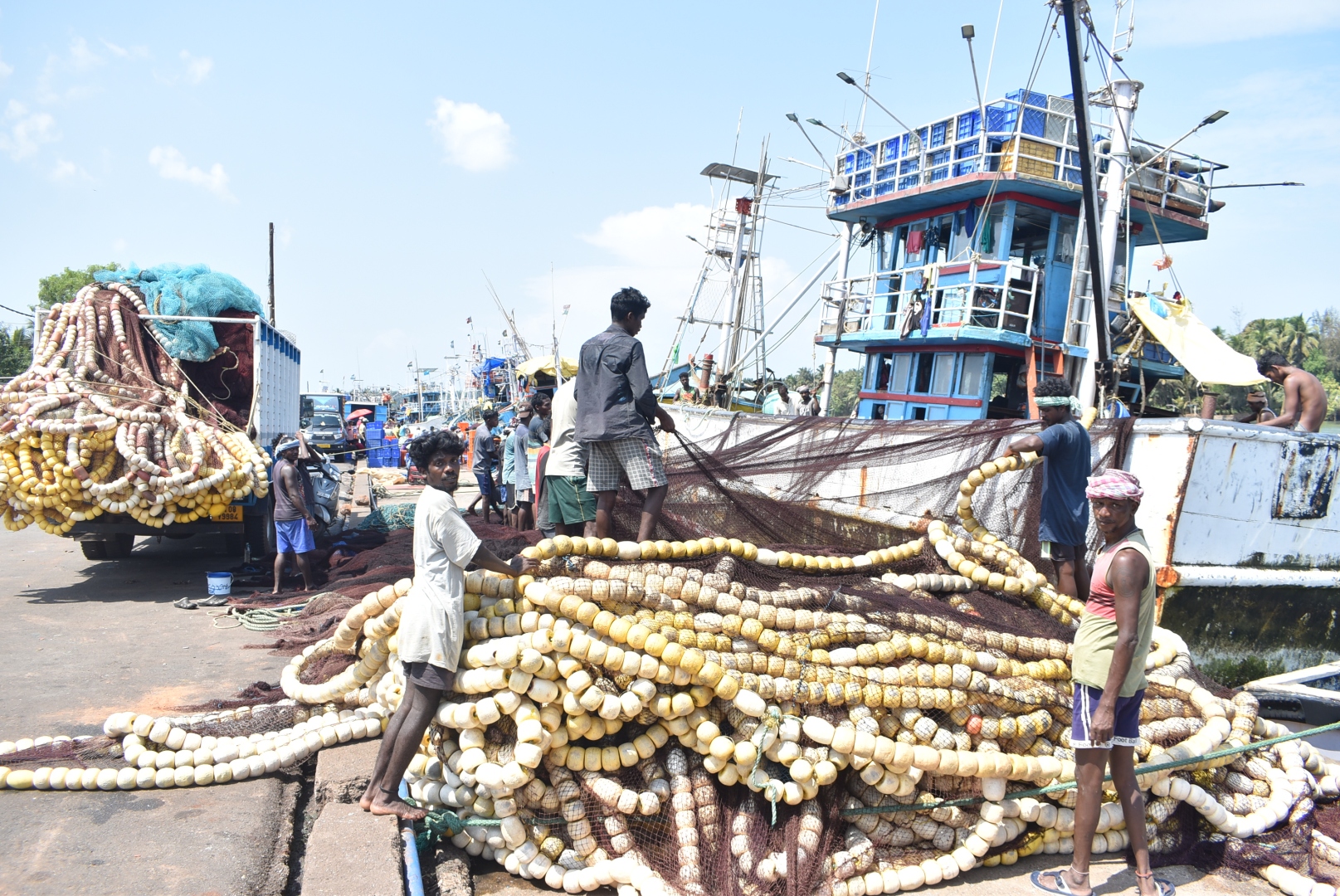 Less that 30 pc workers join   Cutbona fishing operations