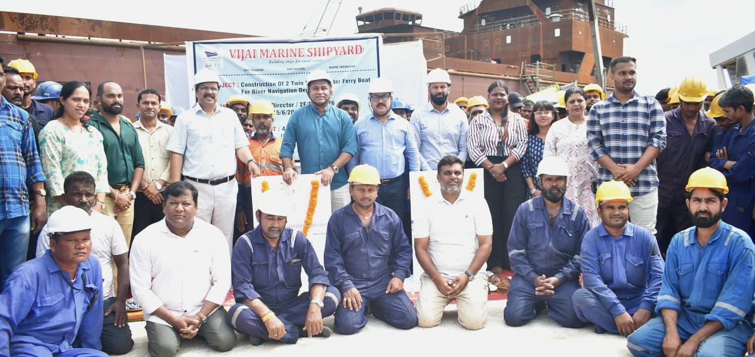 Keel laid for twin fast ferries in Loutolim