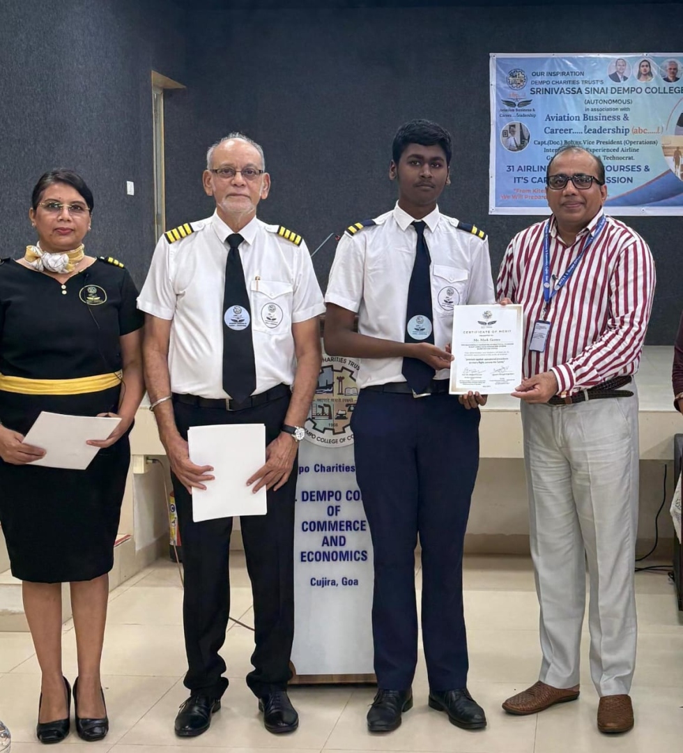 Dempo College holds 2-day   session on Aviation as career
