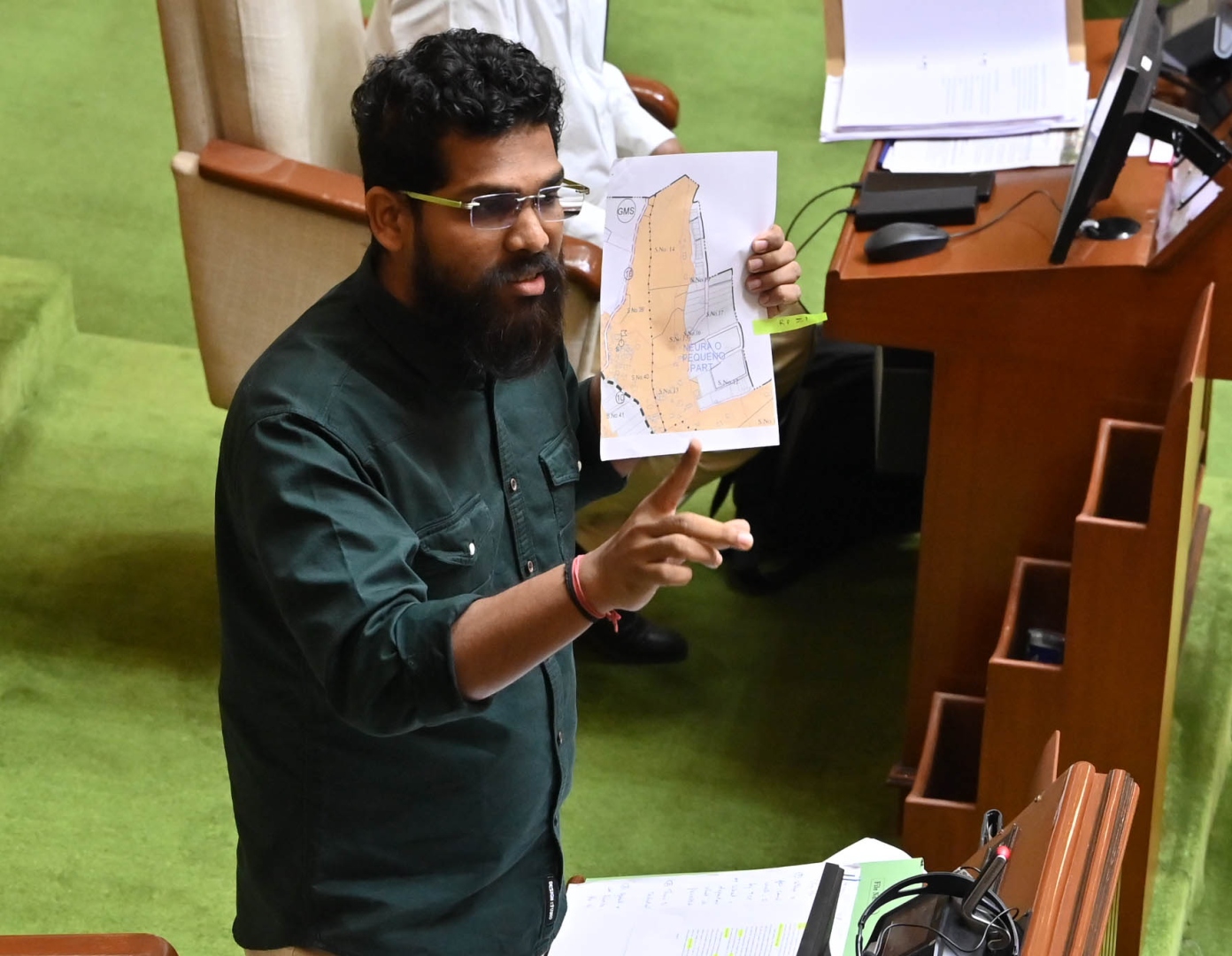 RGP MLA slams TCP officials over illegal land plotting in Neura