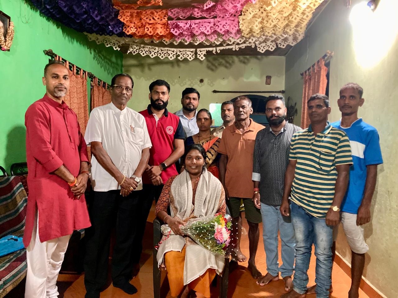 Canacona’s Samiksha feted for Lok Sabha Konkani intepreter role
