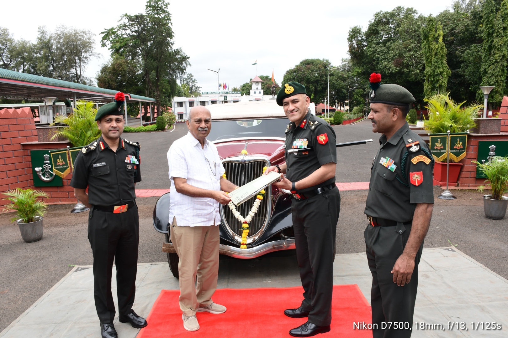 Dr Kore donates 1934 Ford Saloon to MLIRC Museum in Belagavi
