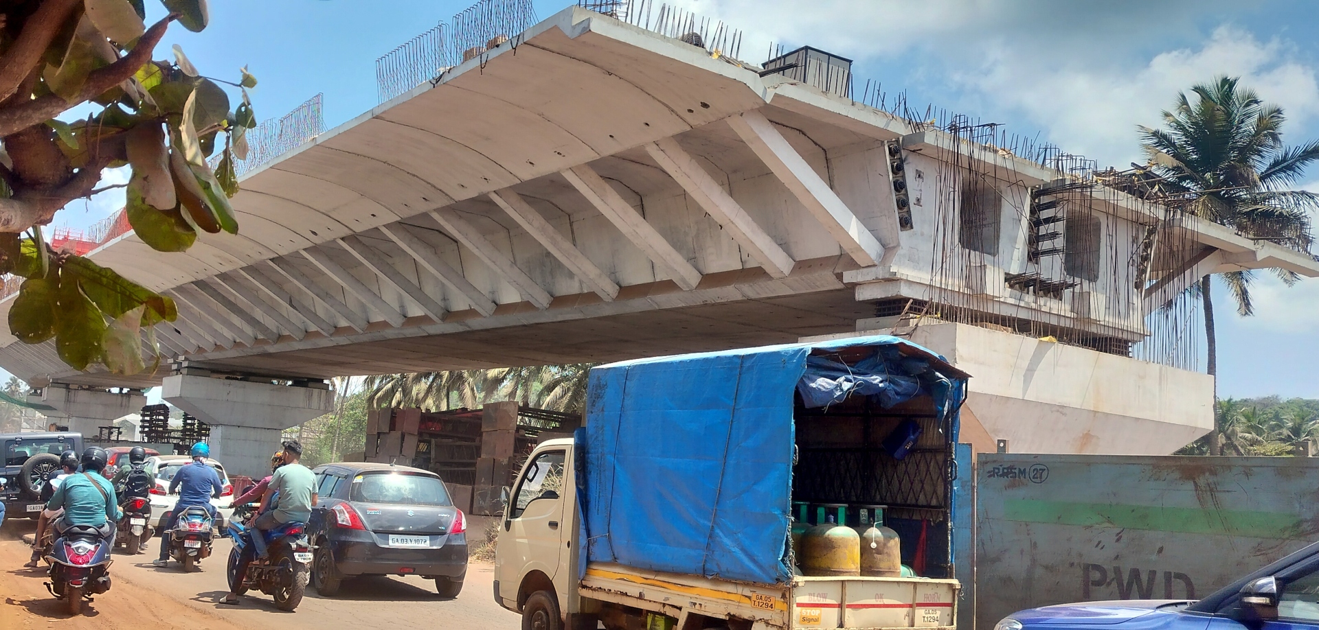 30 pc of Porvorim elevated corridor's superstructure up