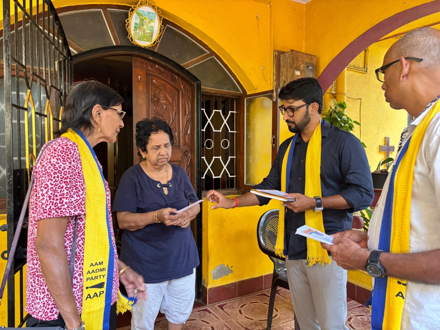 South Goa locals rally against poor roads