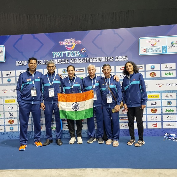 ﻿Indian team at BWF World Seniors features six Goans