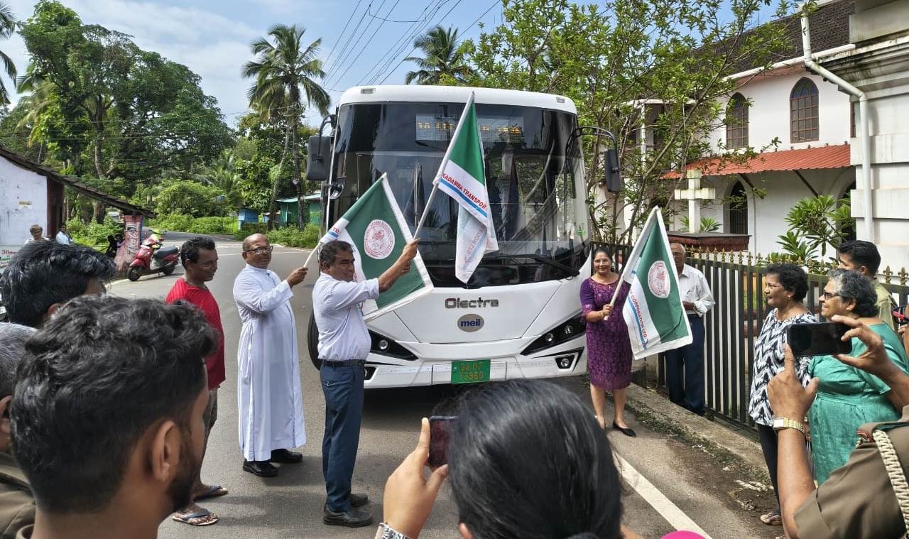 Cutbona–Margao route via Chinchinim gets EV bus service