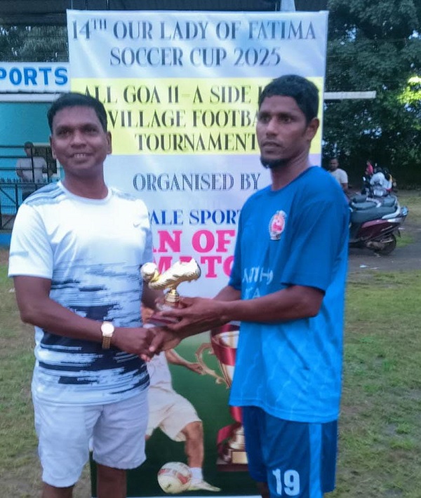 ﻿Fr Agnelo YSC Paroda down Cuncolim Union