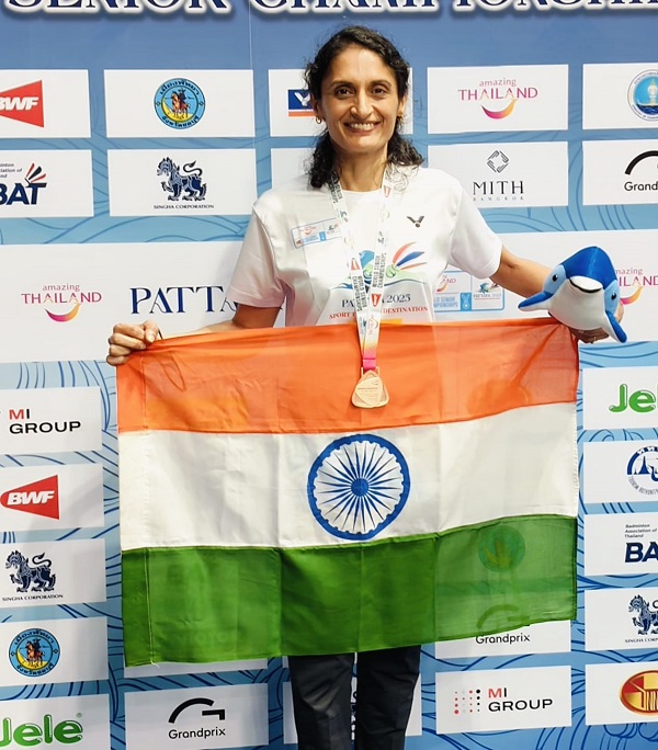 Goa's Leena win's bronze at BWF World Senior Badminton C'ships