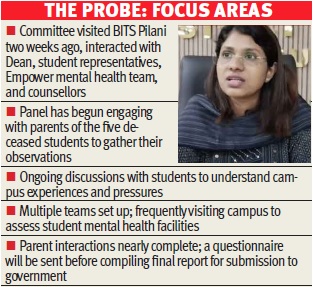 Parental and academic pressures, anxiety under lens in BITS probe