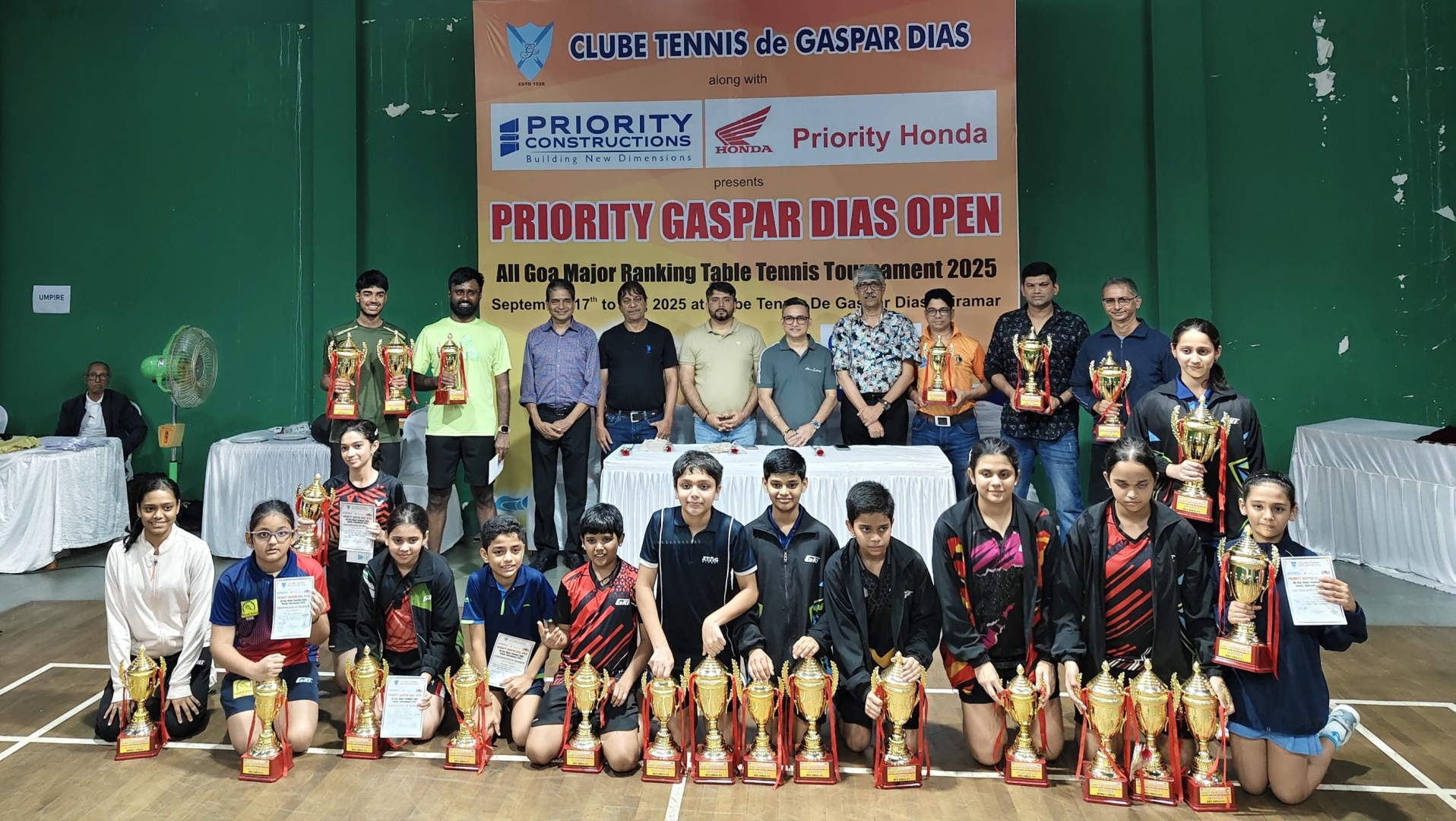 Priority Gaspar Dias Open TT: Ishita bags triple crown
